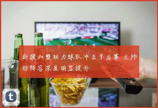 新援加盟助力球队冲击季后赛 主帅称阵容深度明显提升